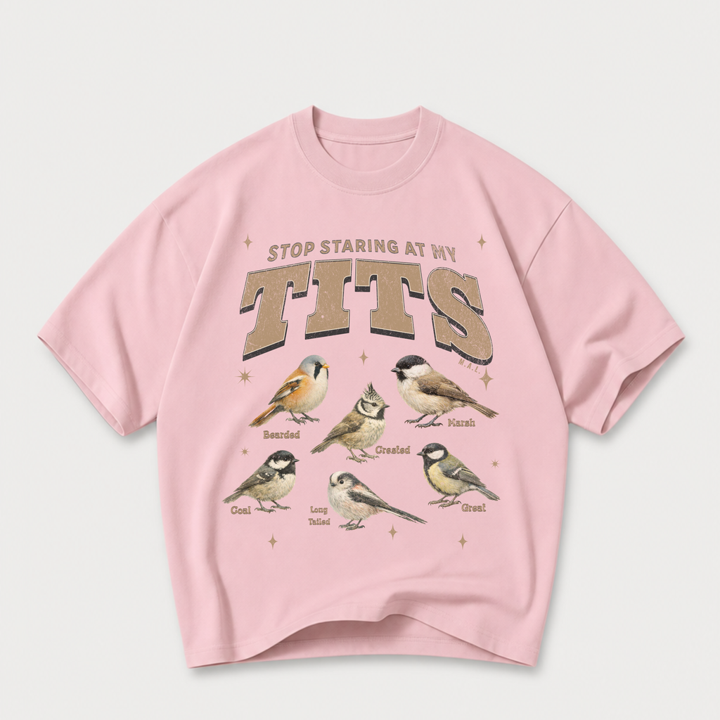 Stop Staring At My Tits Oversized T-Shirt
