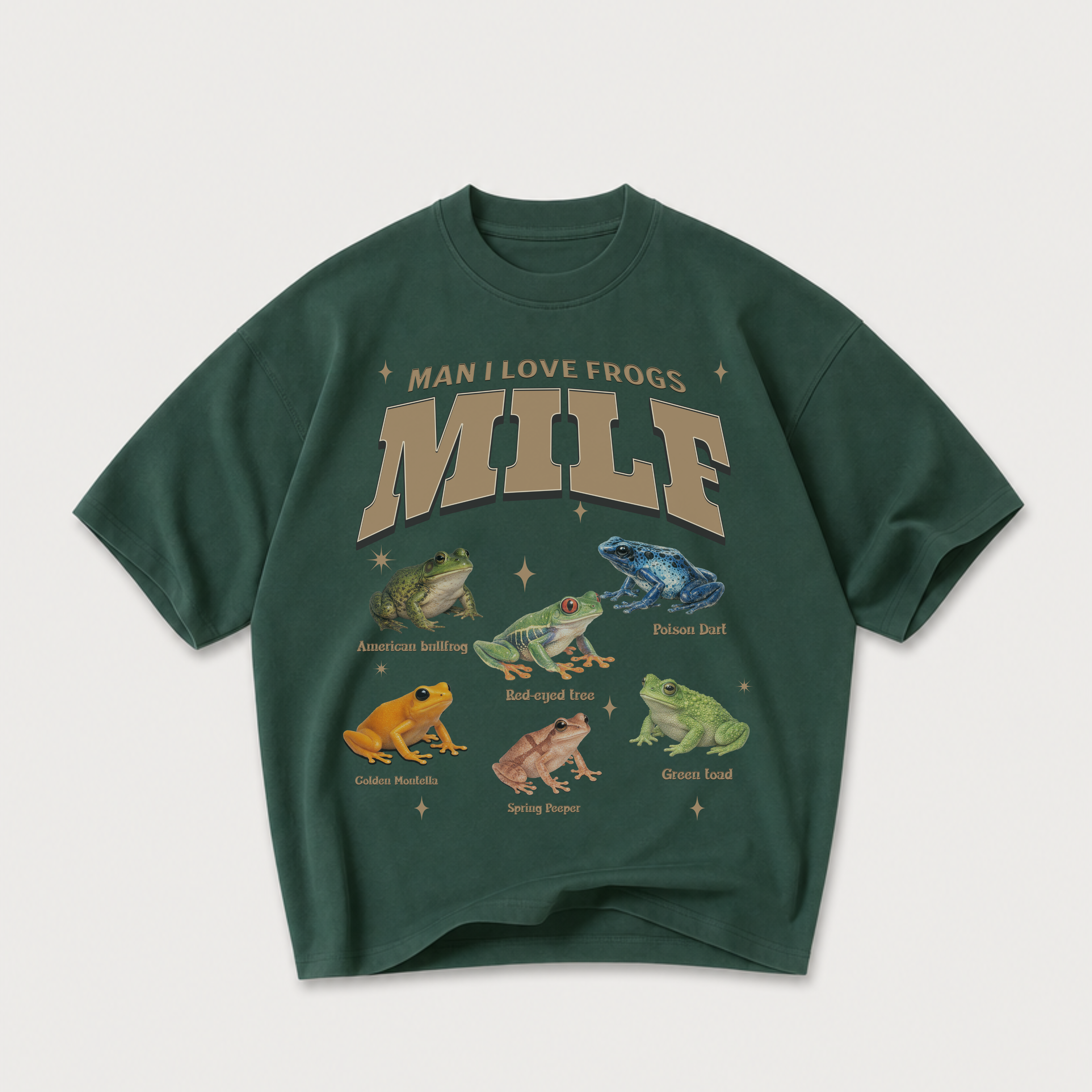 MILF - Man I Love Frogs Oversized T-Shirt