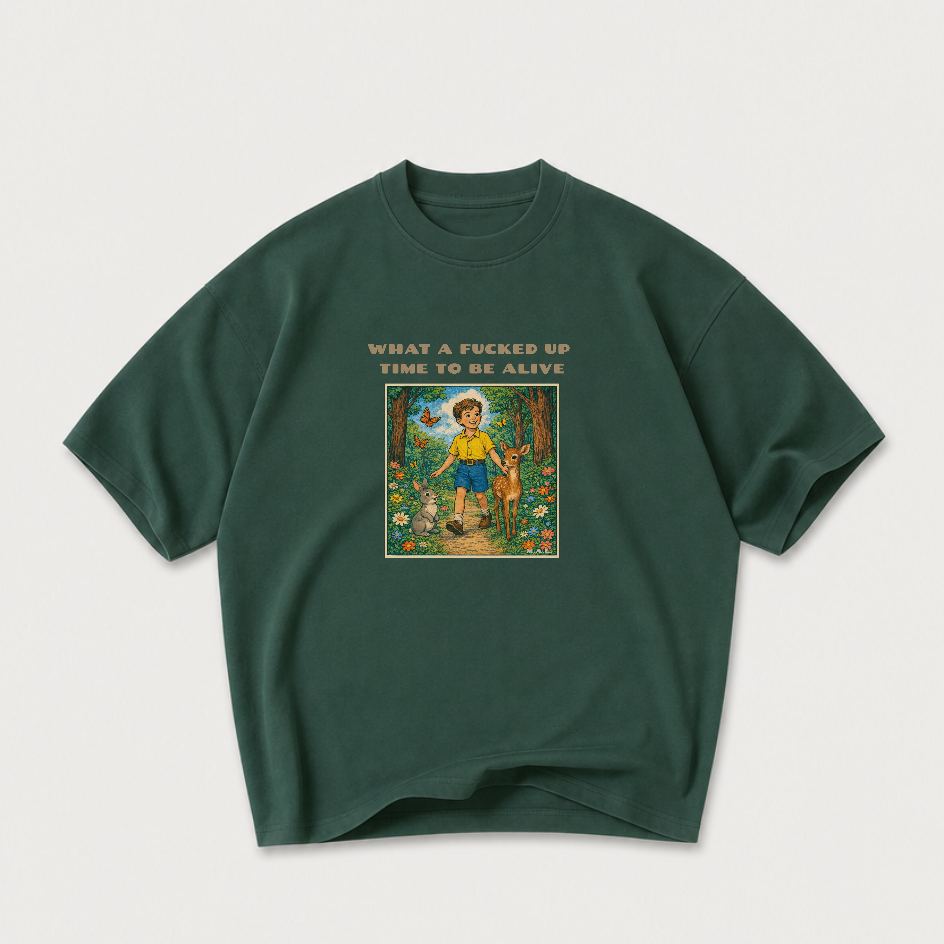 What a F*cked Up Time to Be Alive Boy Oversized T-Shirt
