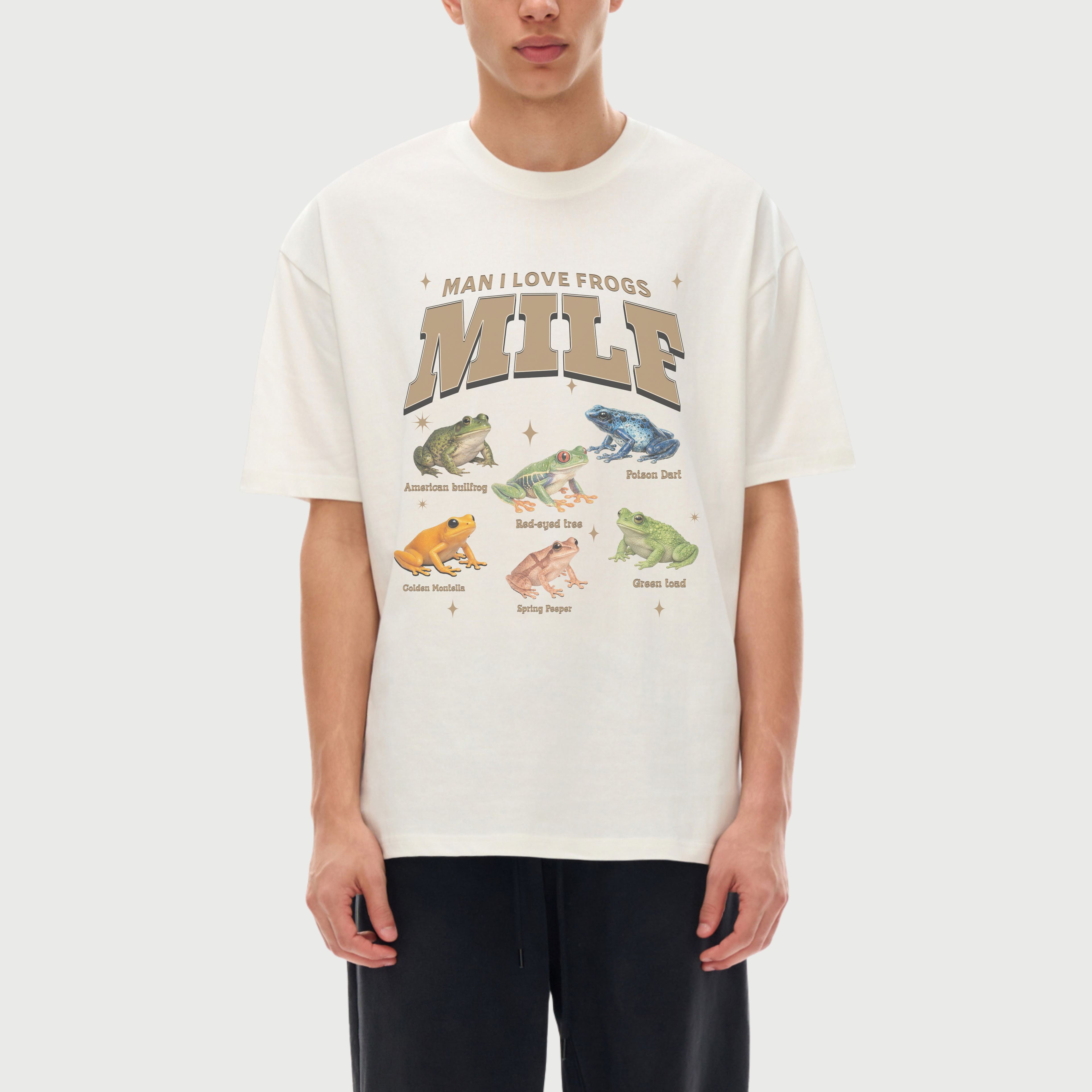 MILF - Man I Love Frogs Oversized T-Shirt