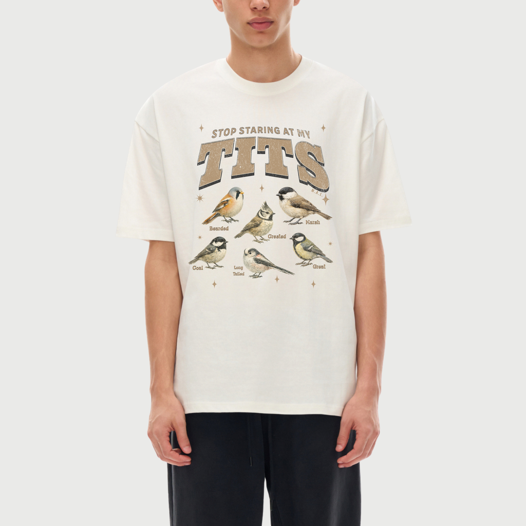 Stop Staring At My Tits Oversized T-Shirt