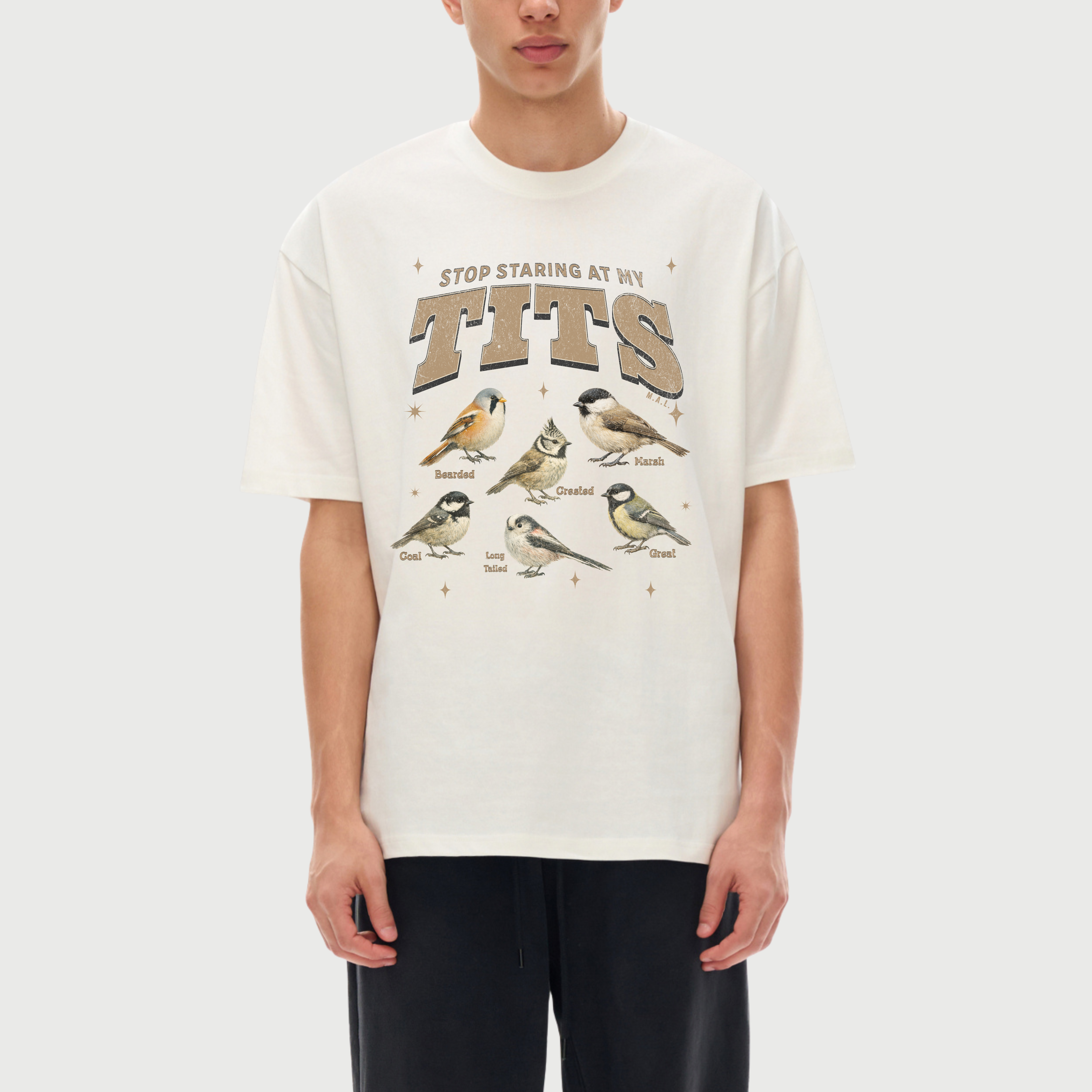 Stop Staring At My Tits Oversized T-Shirt
