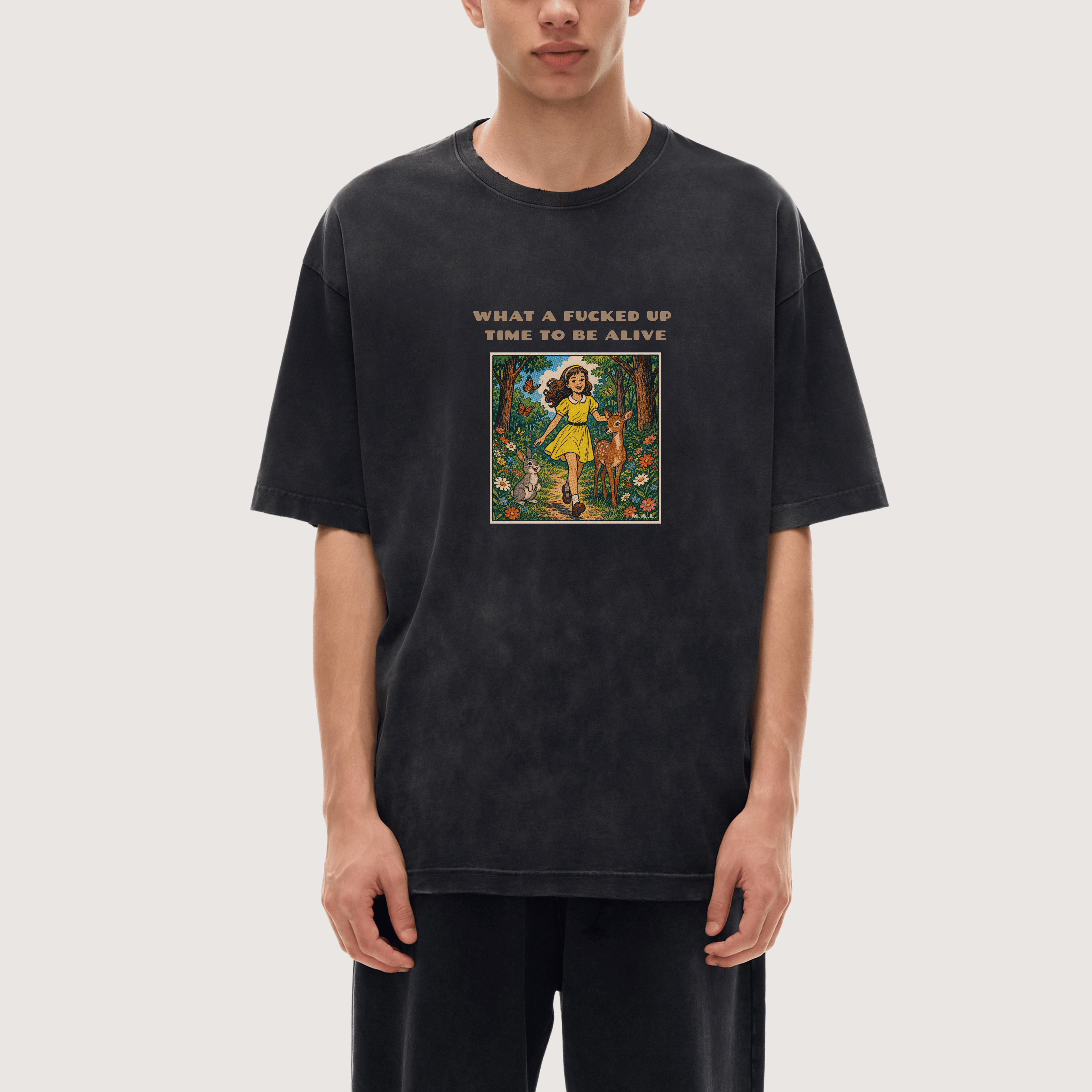 What a F*cked Up Time to Be Alive Vintage Washed T-Shirt
