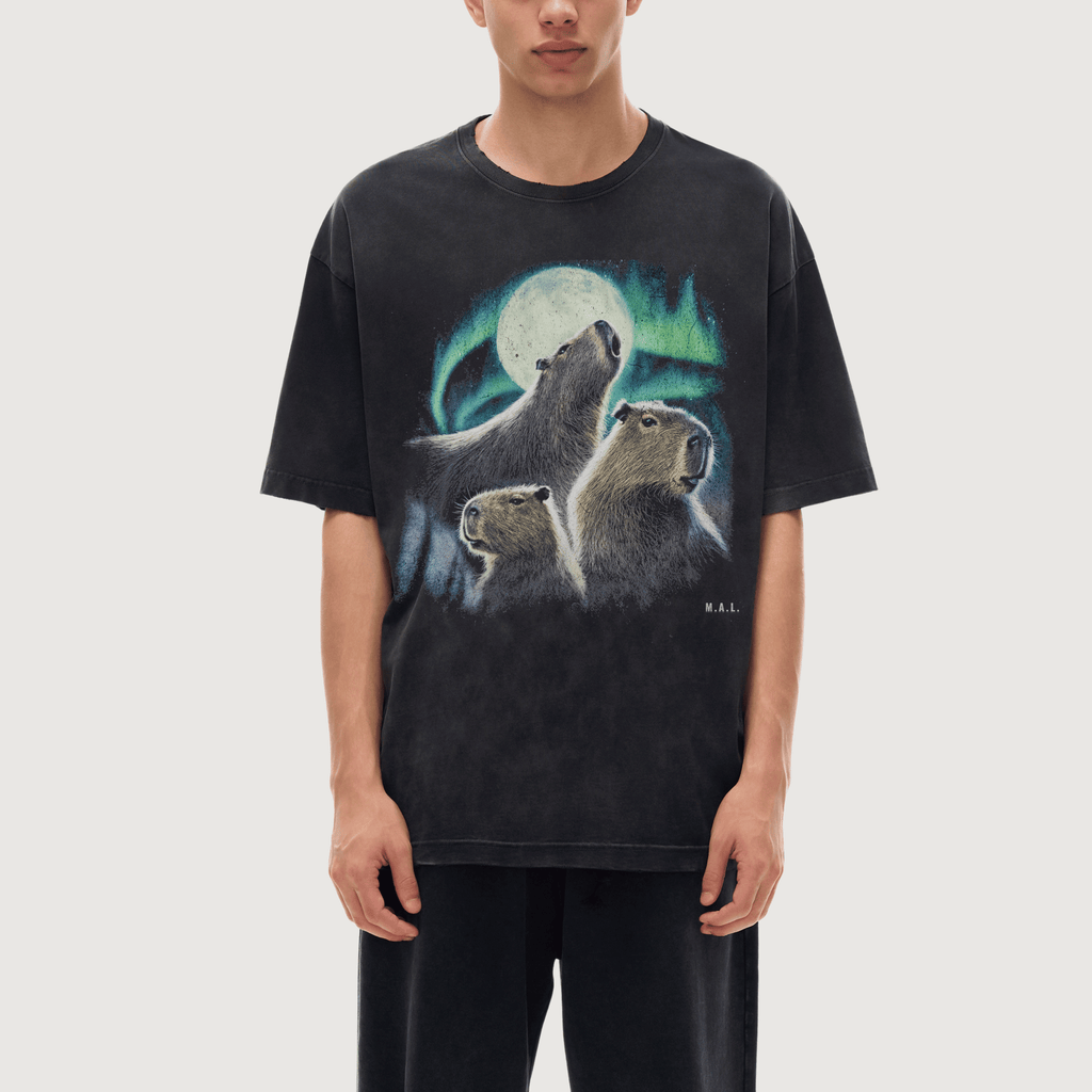 Stillness of the Night Capybara T-Shirt