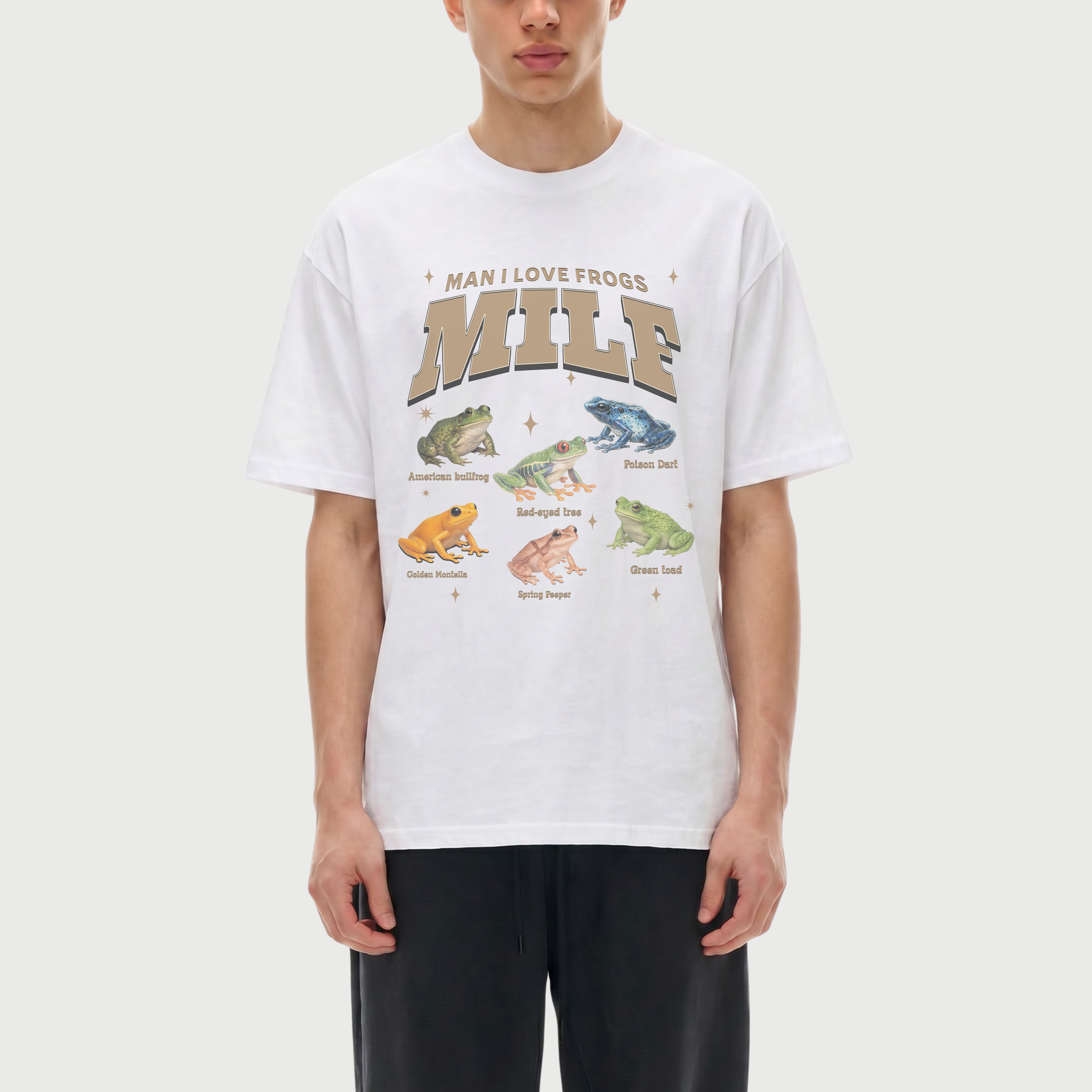 MILF - Man I Love Frogs Oversized T-Shirt