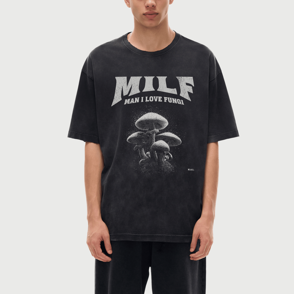 Milf- Man I Love Fungi Vintage Washed T-Shirt