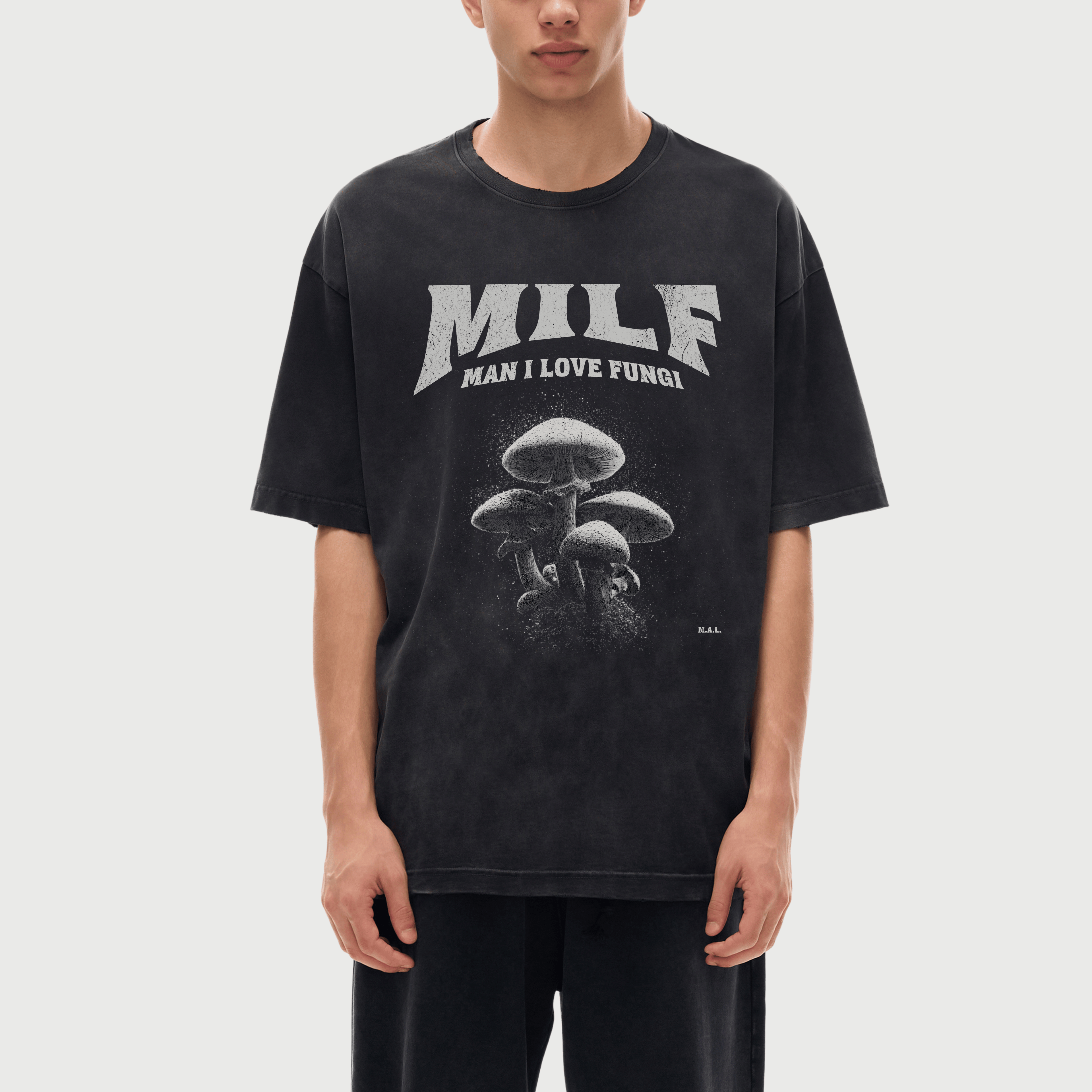 Milf- Man I Love Fungi Vintage Washed T-Shirt