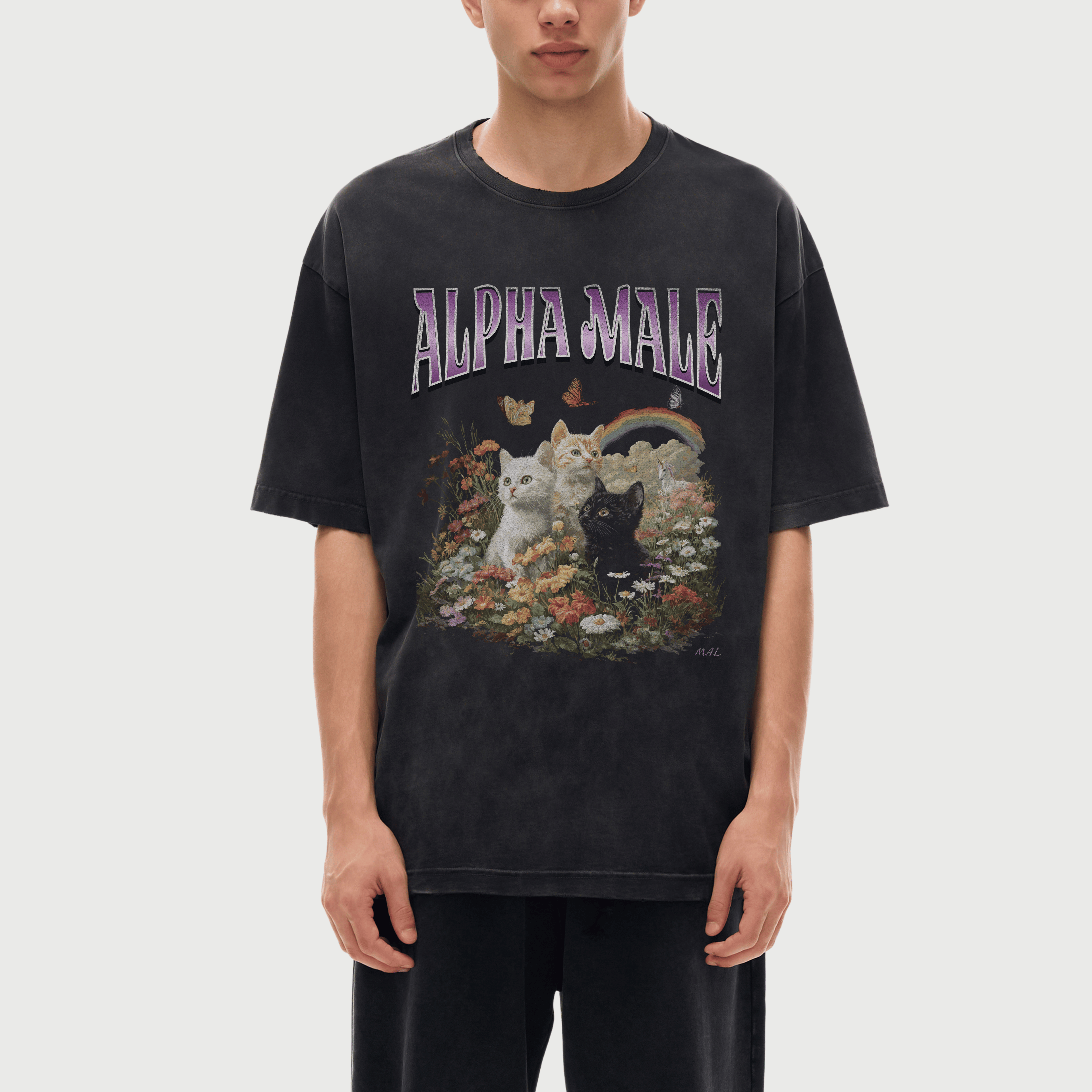 Alpha Male Vintage Washed T-Shirt