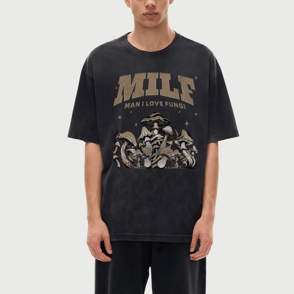 MILF - Man I Love Fungi Vintage Washed T-Shirt