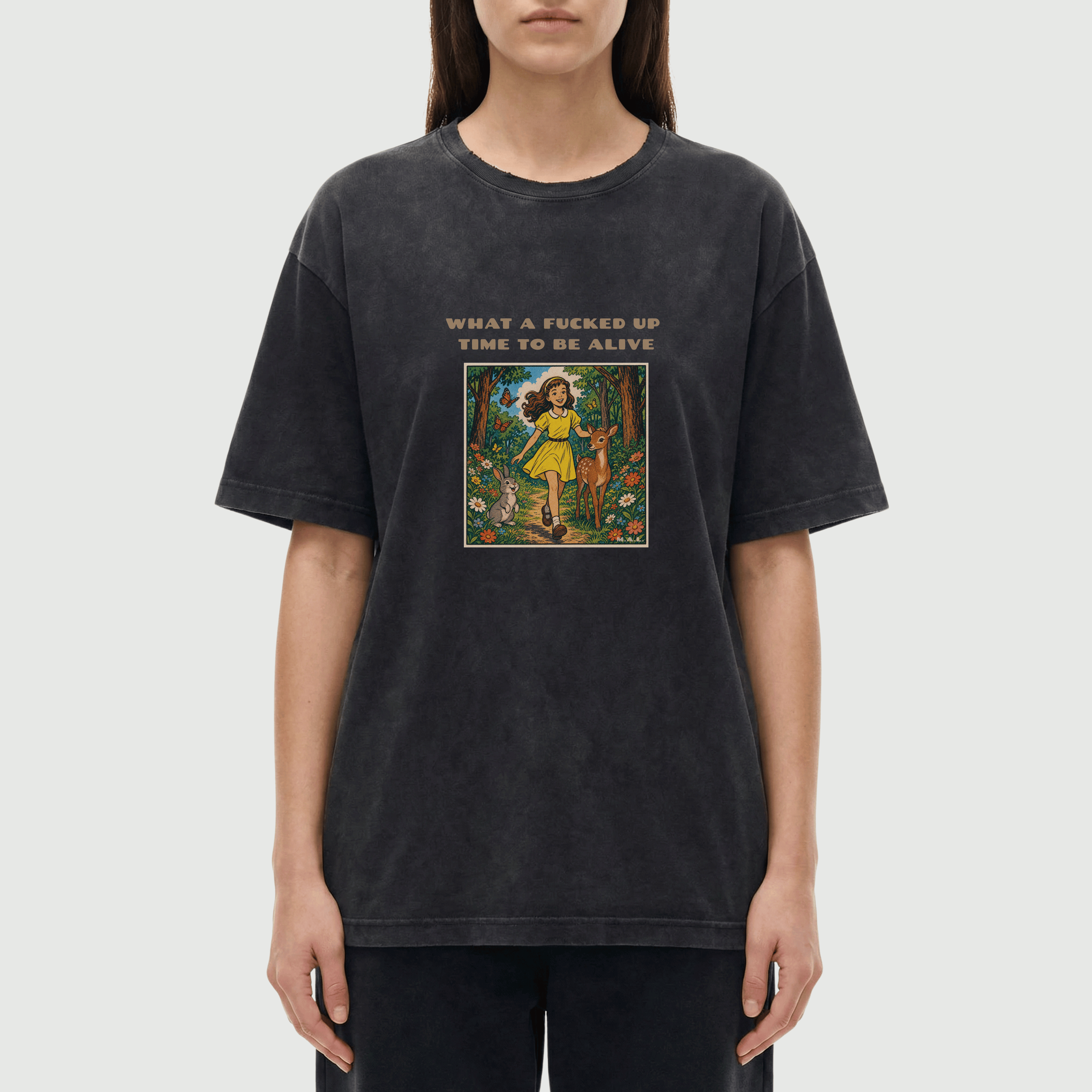 What a F*cked Up Time to Be Alive Vintage Washed T-Shirt