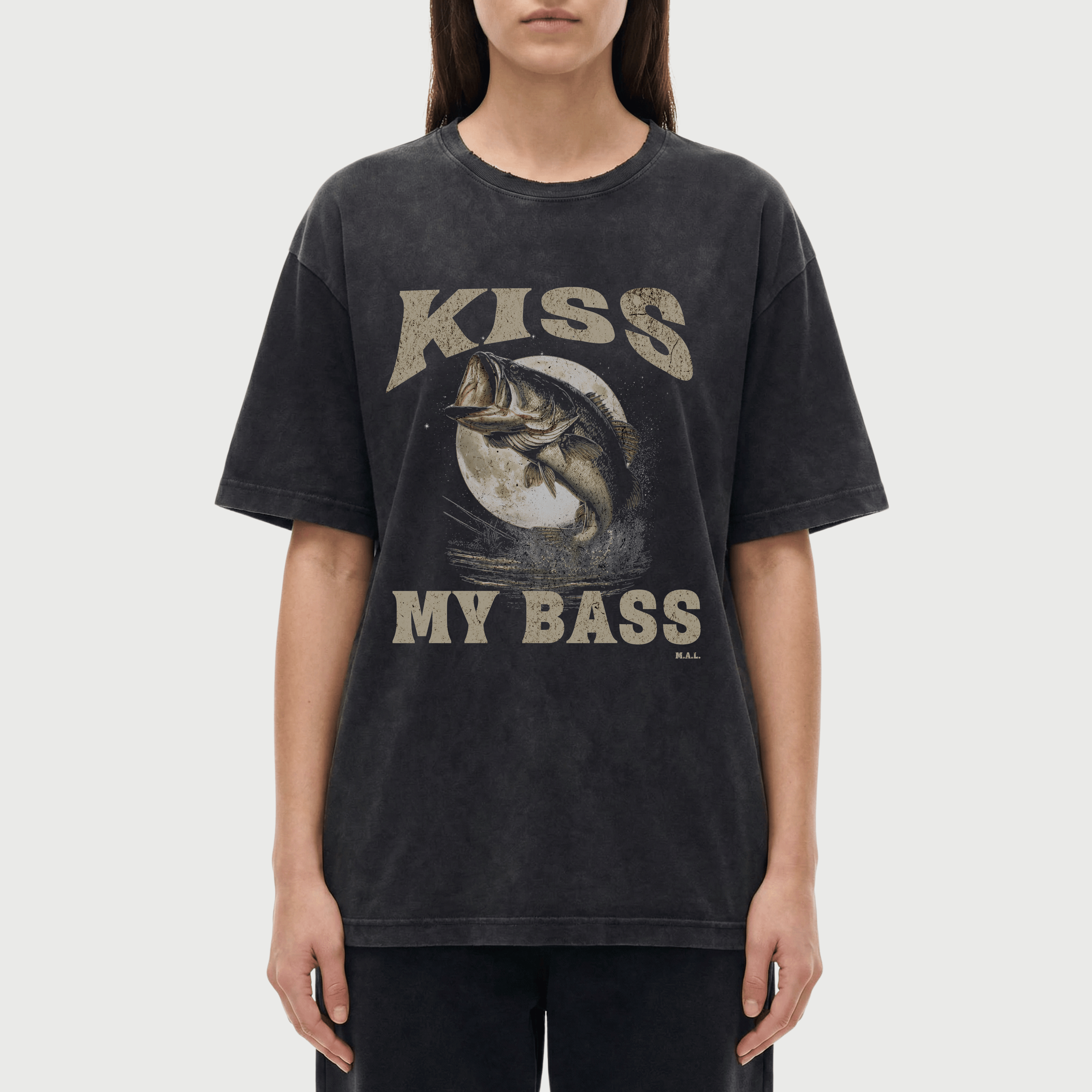 Kiss My Bass Vintage Washed T-Shirt