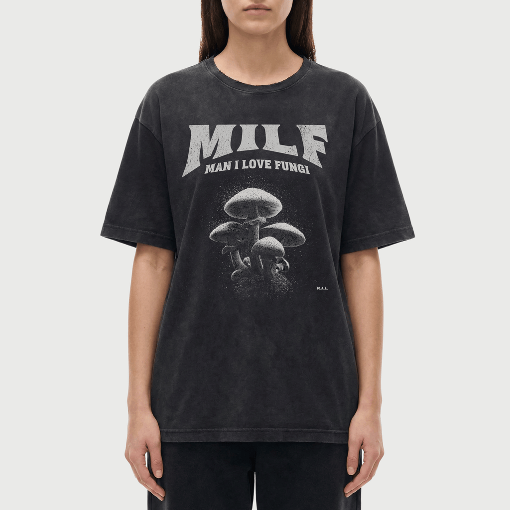 Milf- Man I Love Fungi Vintage Washed T-Shirt