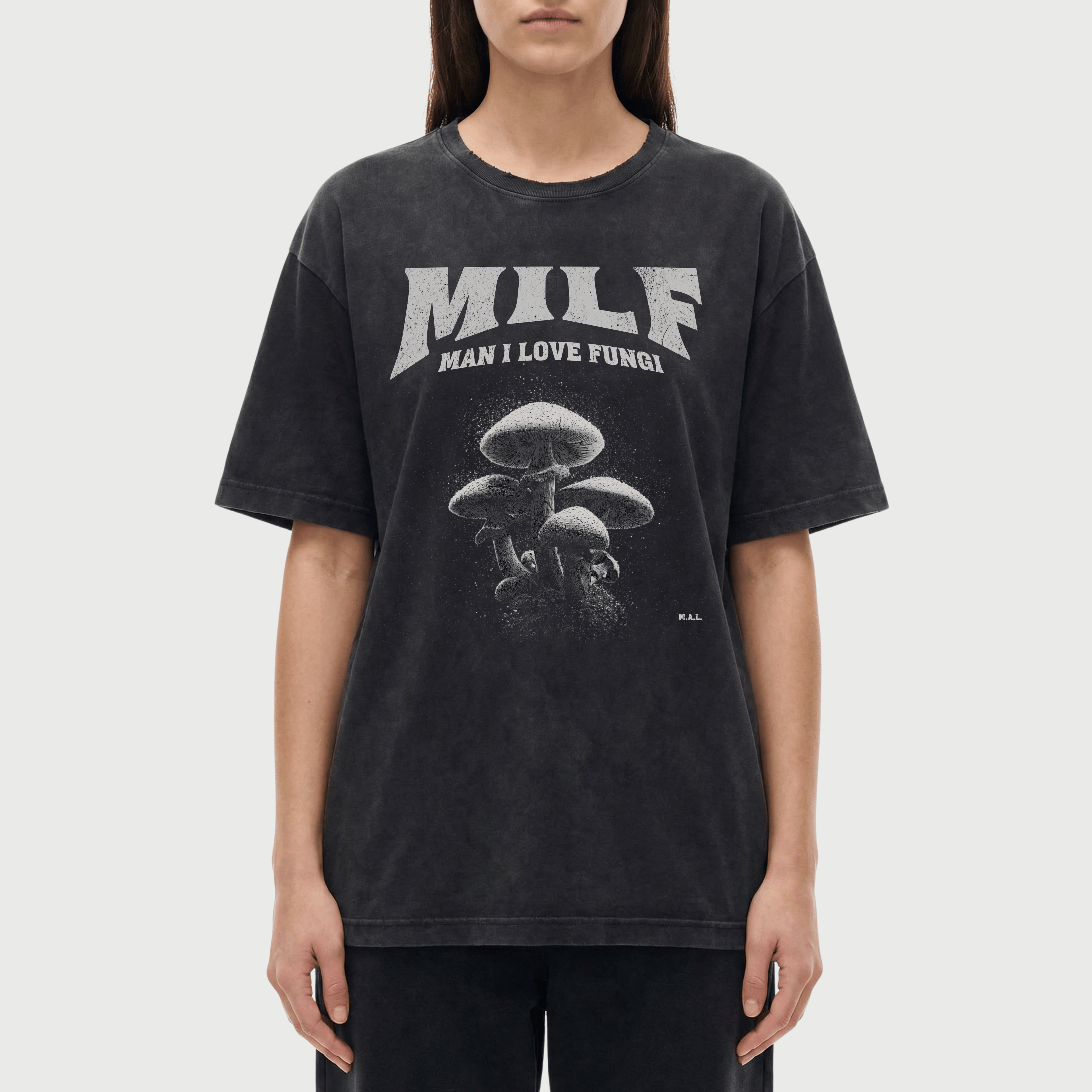 Milf- Man I Love Fungi Vintage Washed T-Shirt