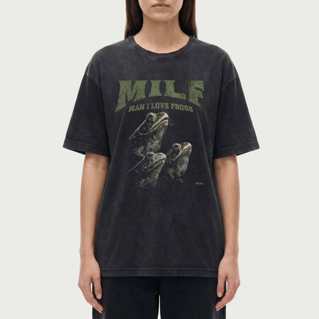 MILF- Man I Love Frogs Vintage Washed T-Shirt