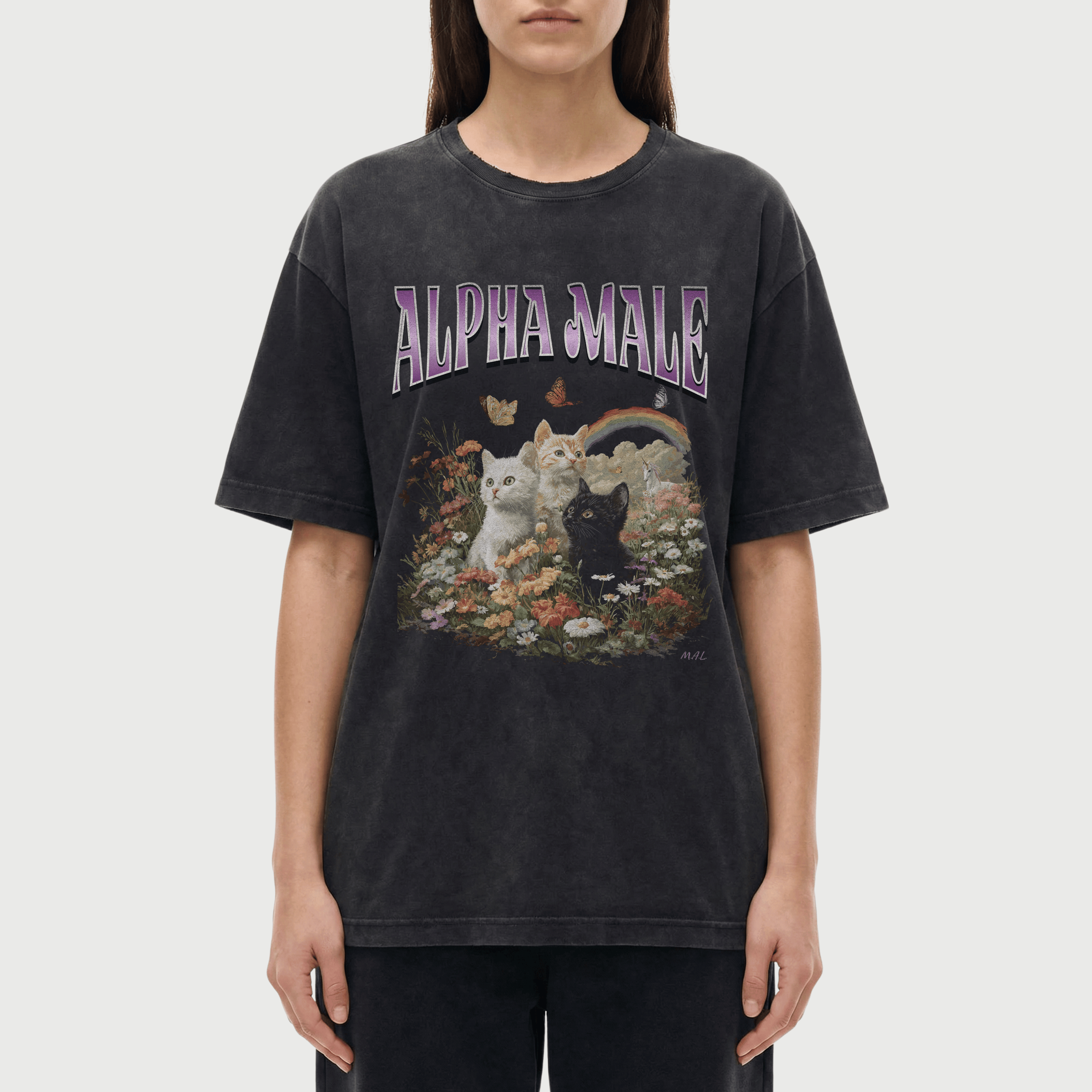 Alpha Male Vintage Washed T-Shirt