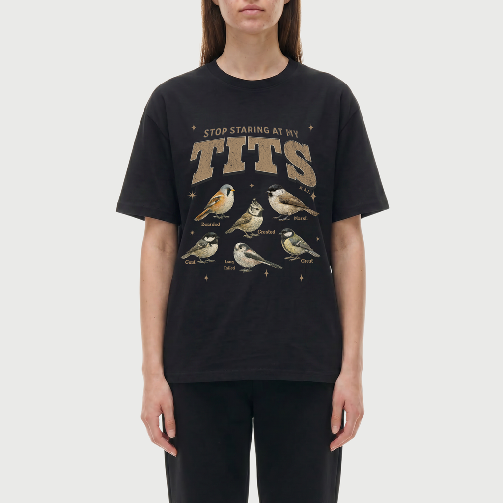 Stop Staring At My Tits Oversized T-Shirt