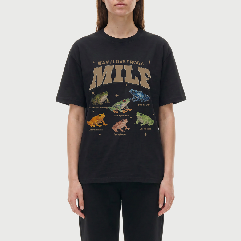 MILF - Man I Love Frogs Oversized T-Shirt