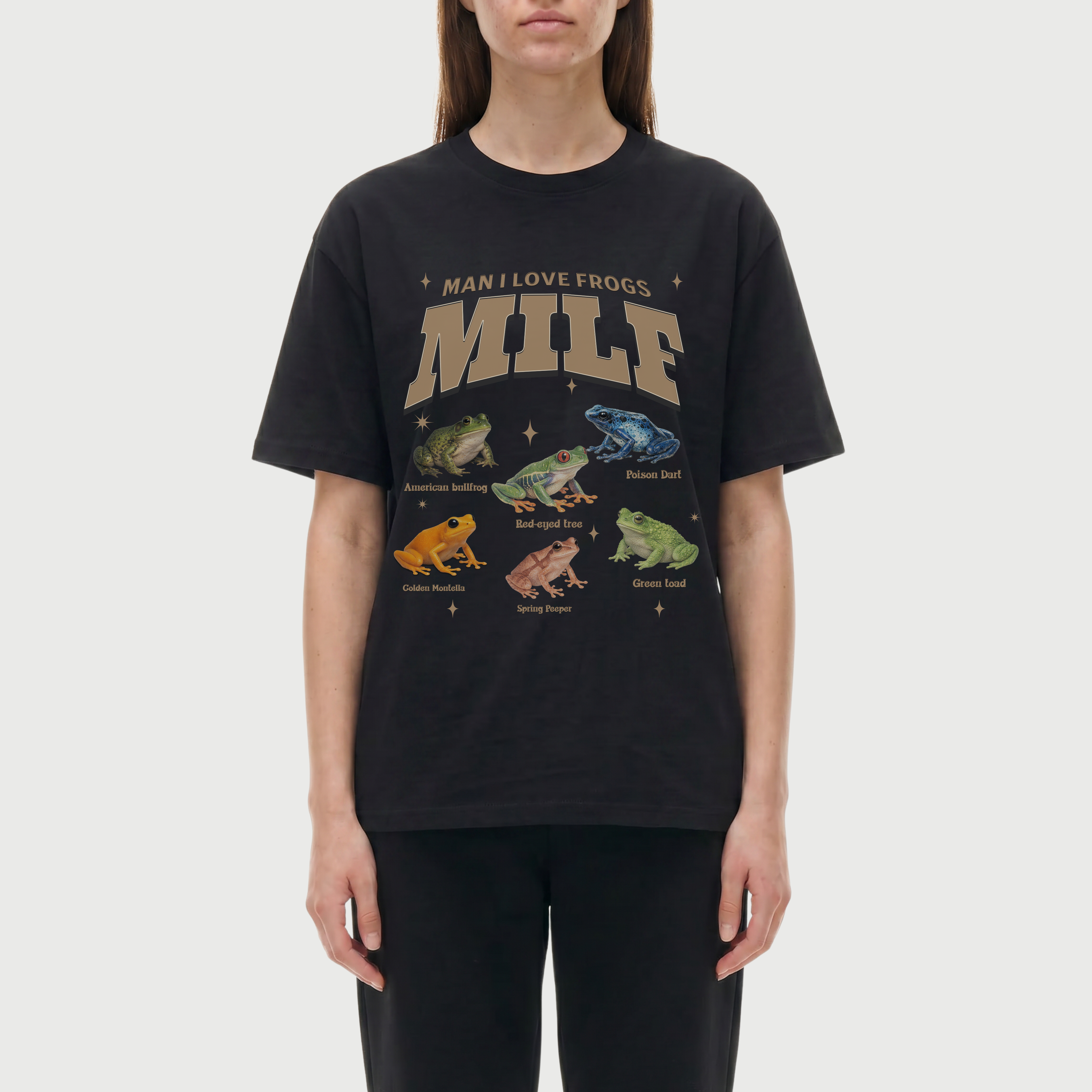 MILF - Man I Love Frogs Oversized T-Shirt
