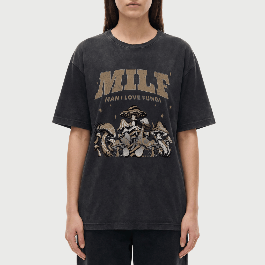 MILF - Man I Love Fungi Vintage Washed T-Shirt