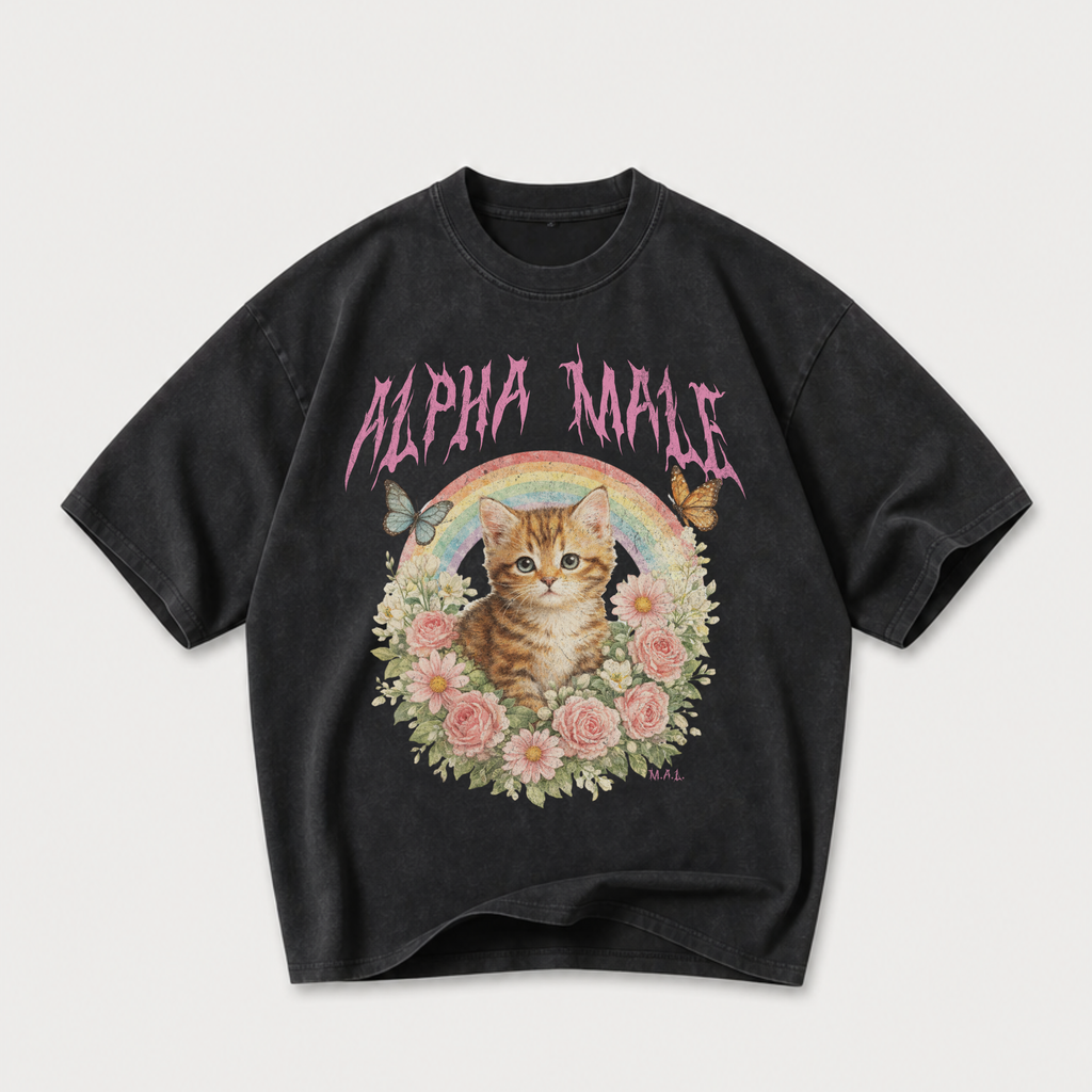 Alpha Male Vintage Washed T-Shirt