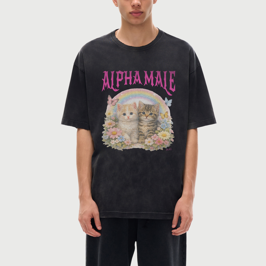 Alpha Male Vintage Washed  T-Shirt