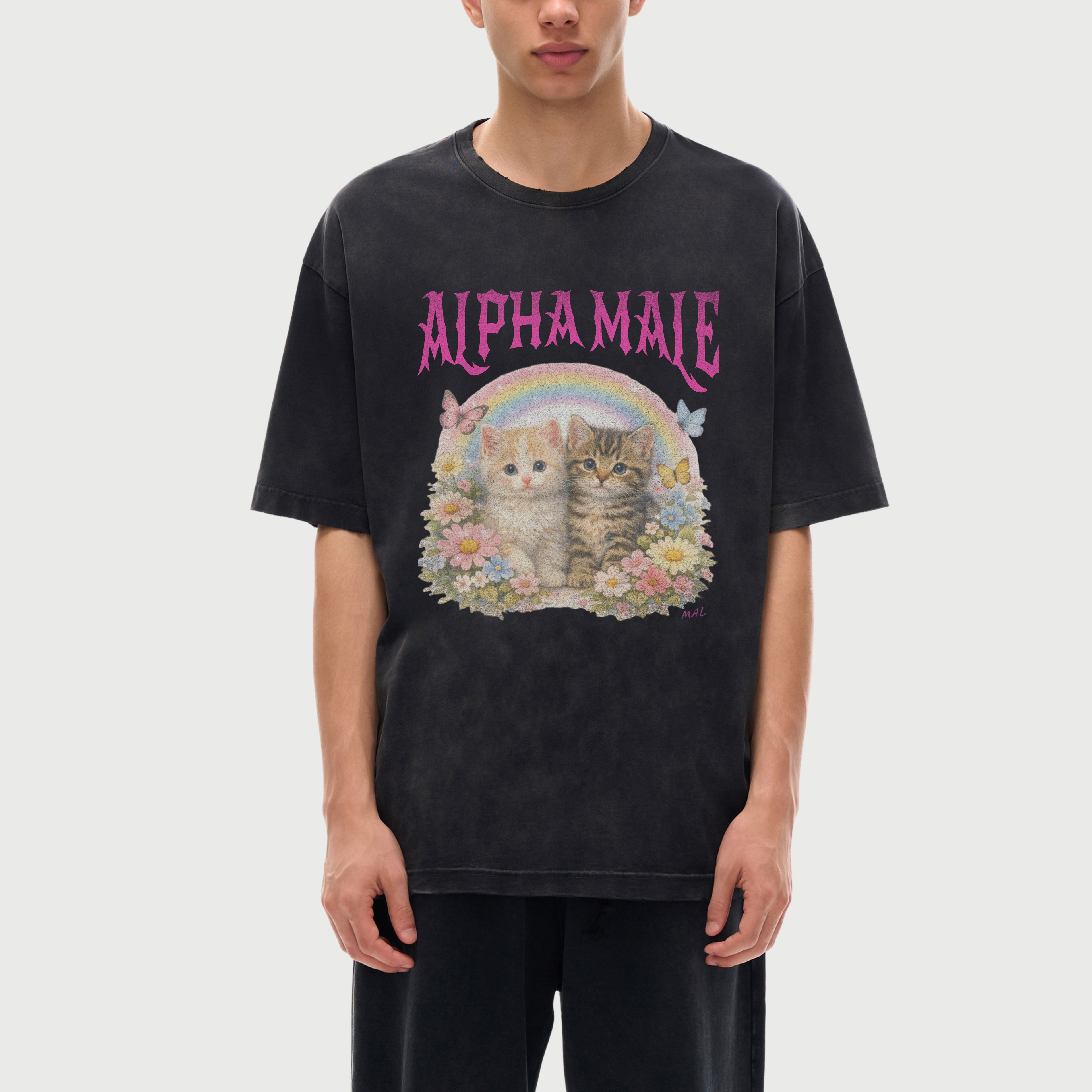 Alpha Male Vintage Washed  T-Shirt