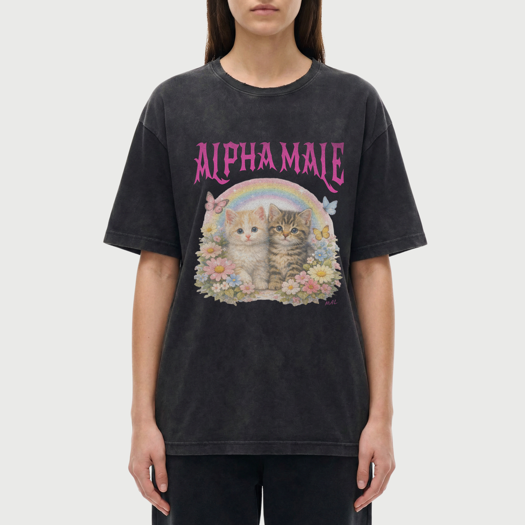 Alpha Male Vintage Washed  T-Shirt