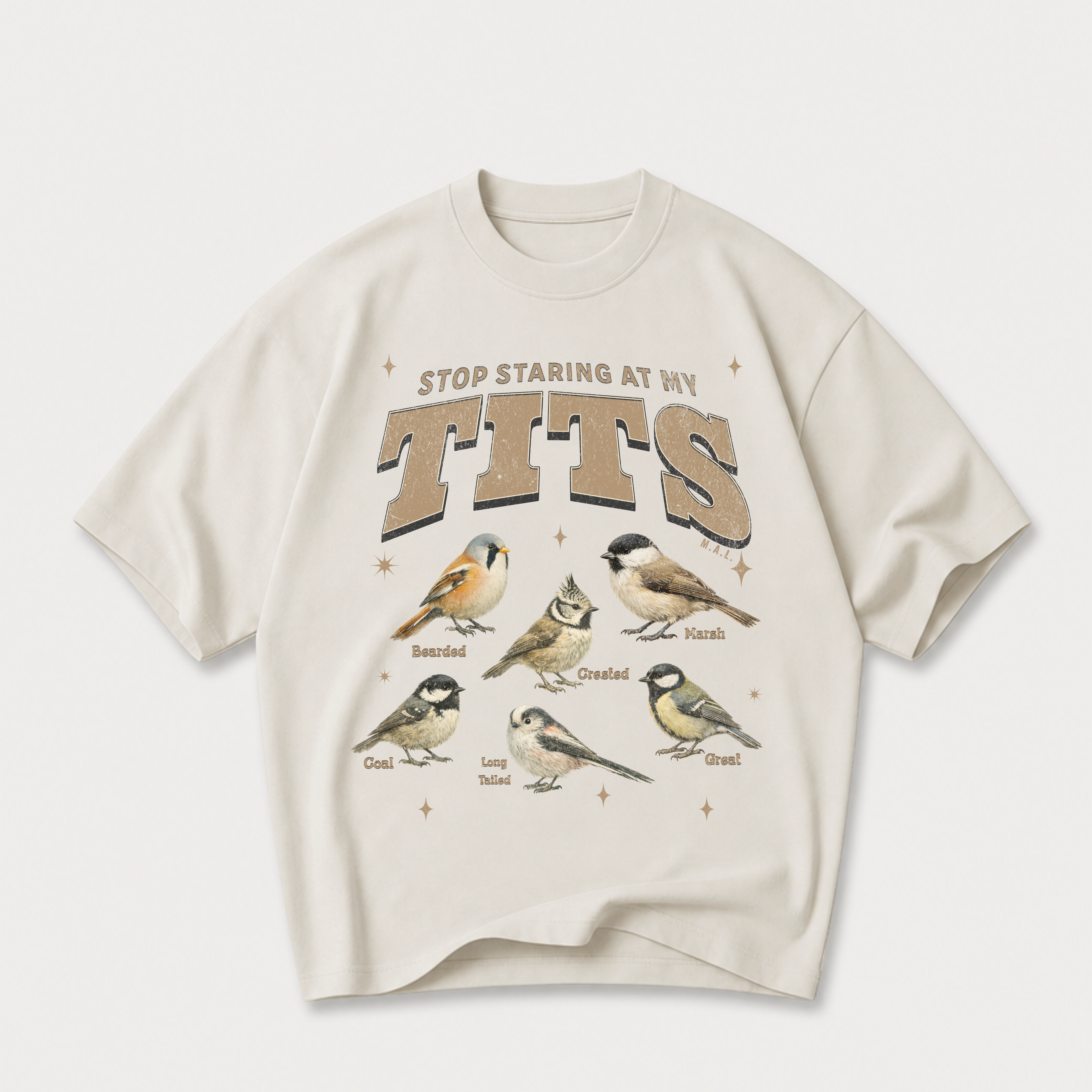Stop Staring At My Tits Oversized T-Shirt