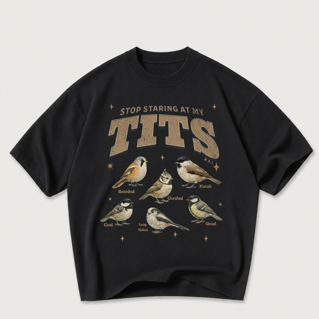 Stop Staring At My Tits Oversized T-Shirt