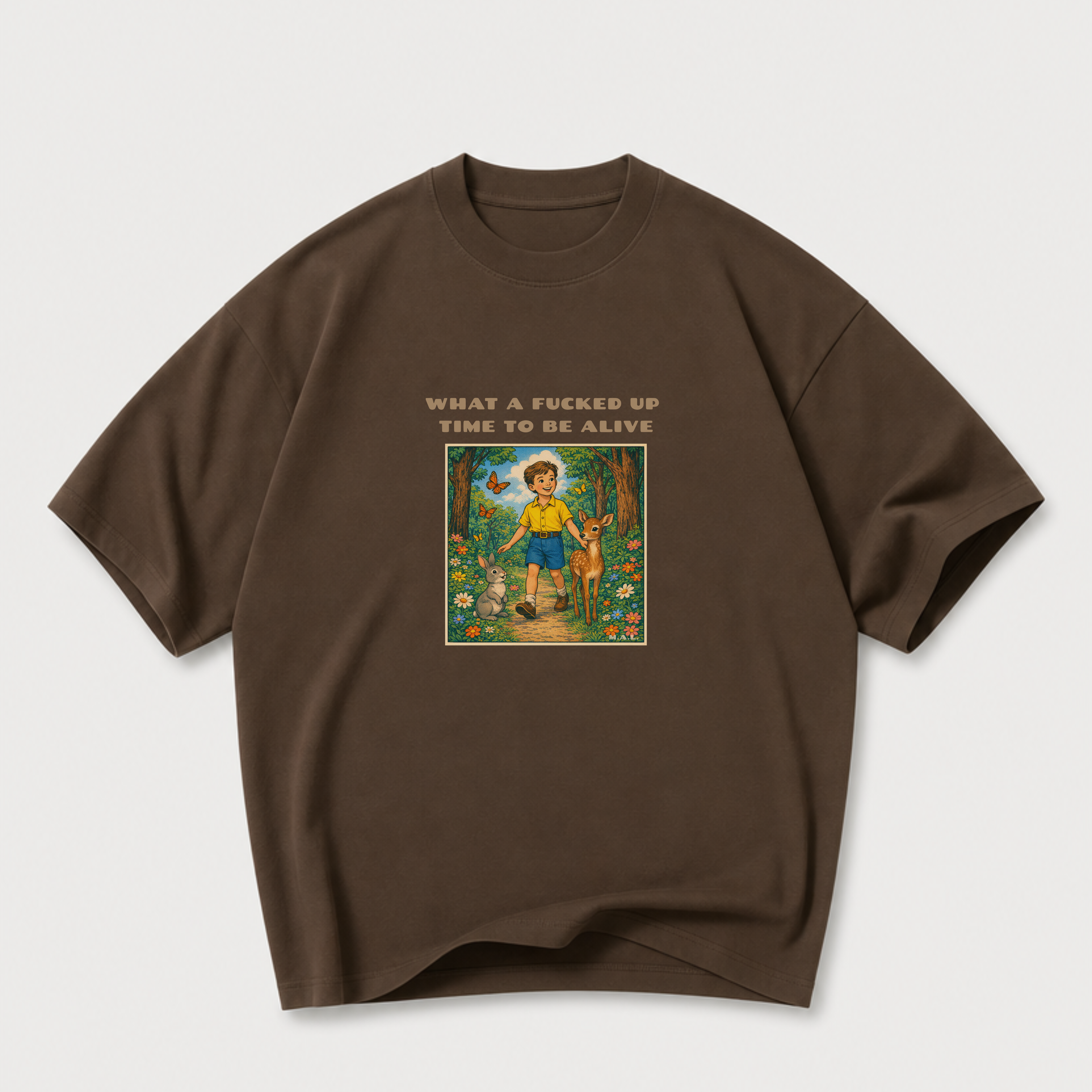 What a F*cked Up Time to Be Alive Boy Oversized T-Shirt
