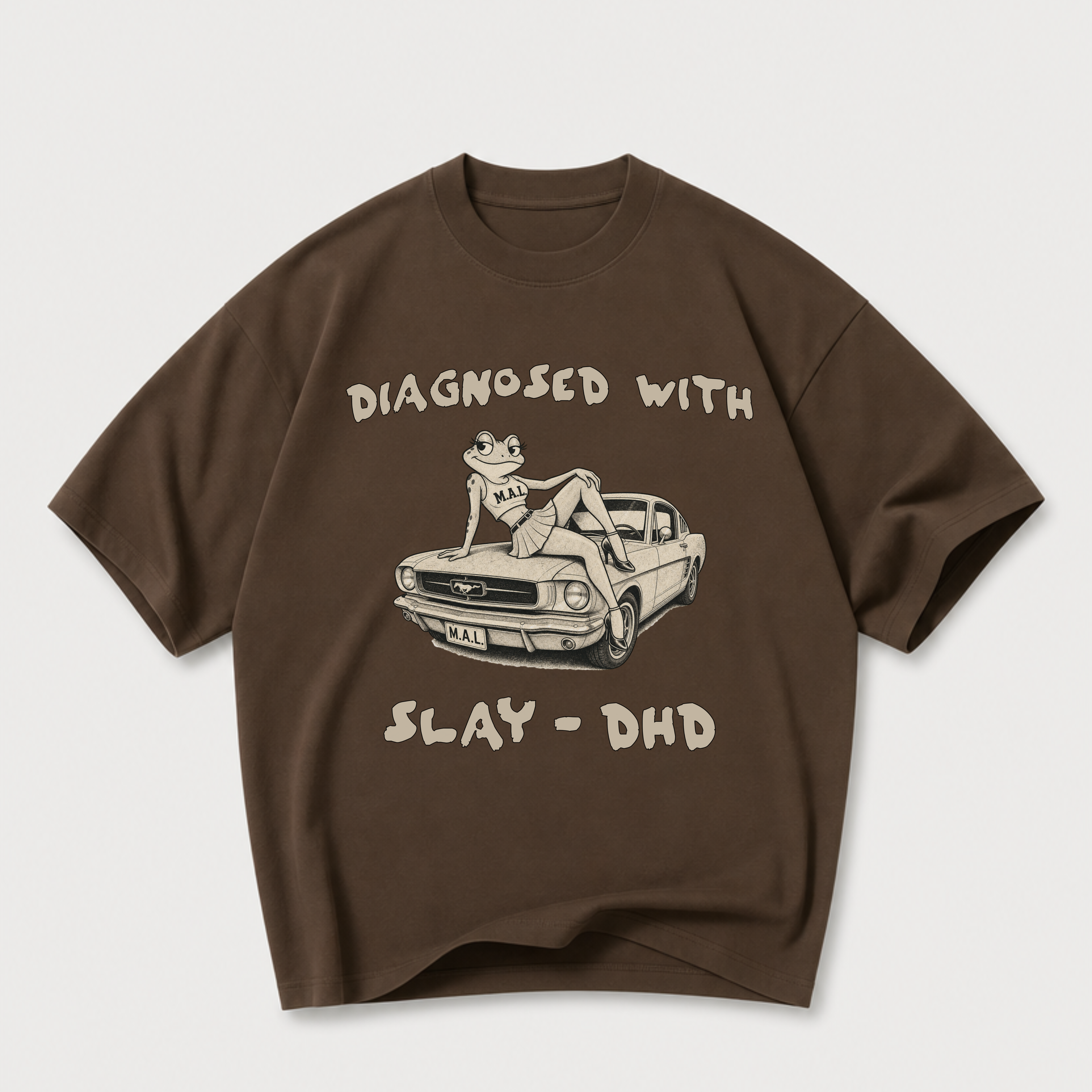 Diagnosed With SLAY-DHD Oversized T-Shirt