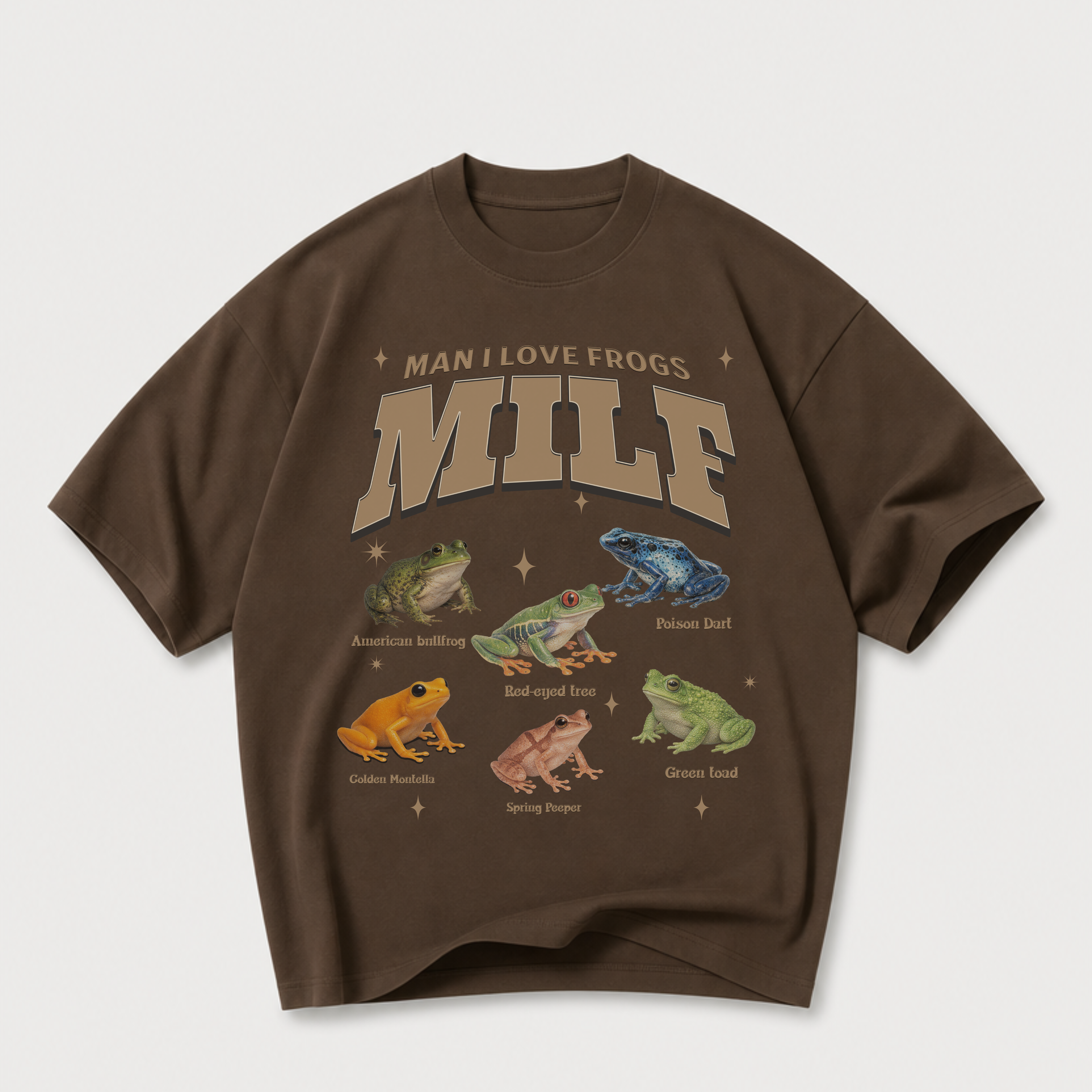 MILF - Man I Love Frogs Oversized T-Shirt