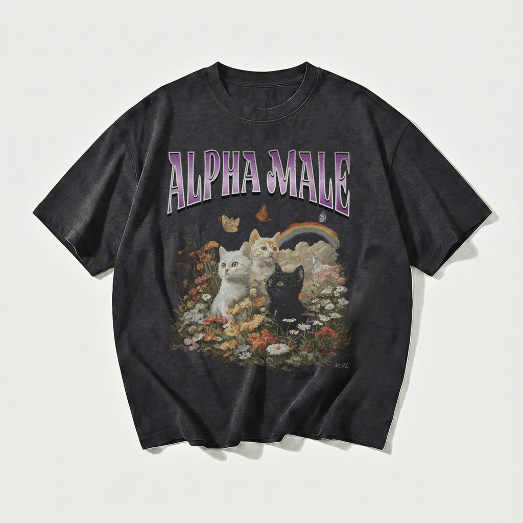 Alpha Male Vintage Washed T-Shirt