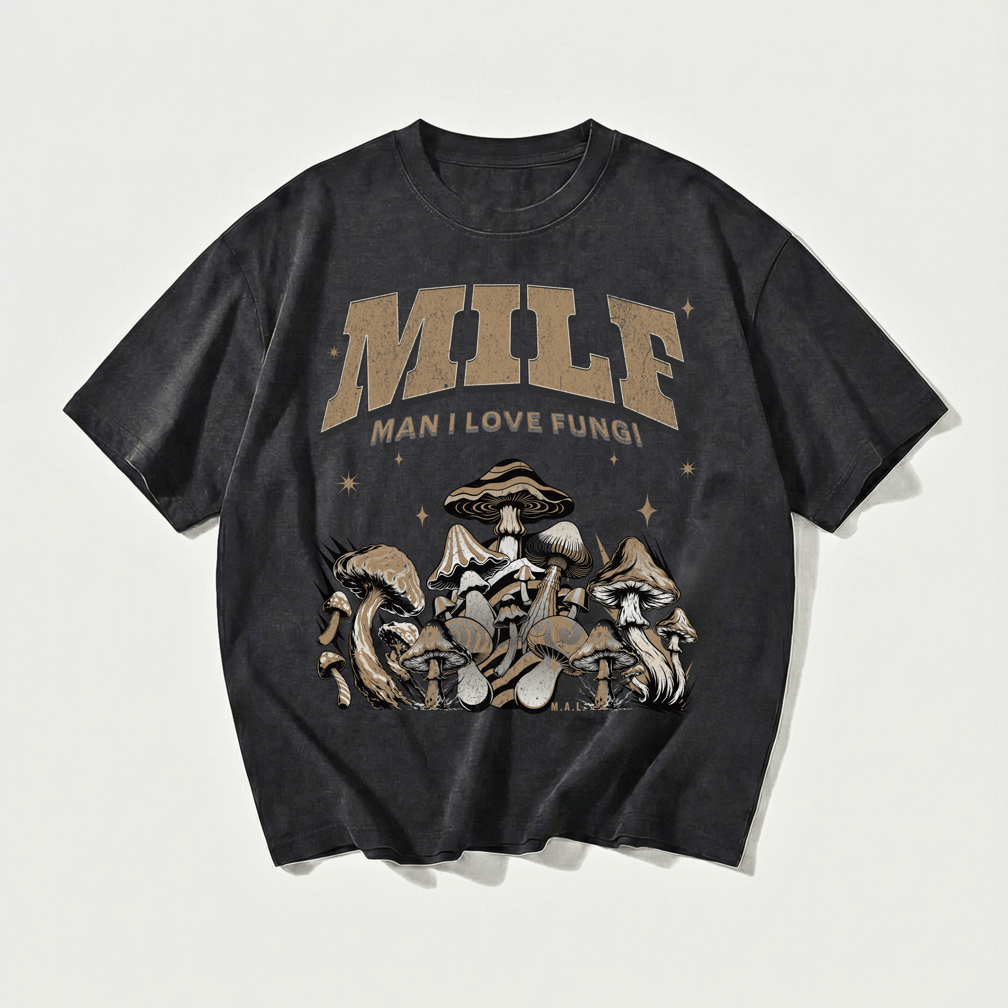 MILF - Man I Love Fungi Vintage Washed T-Shirt