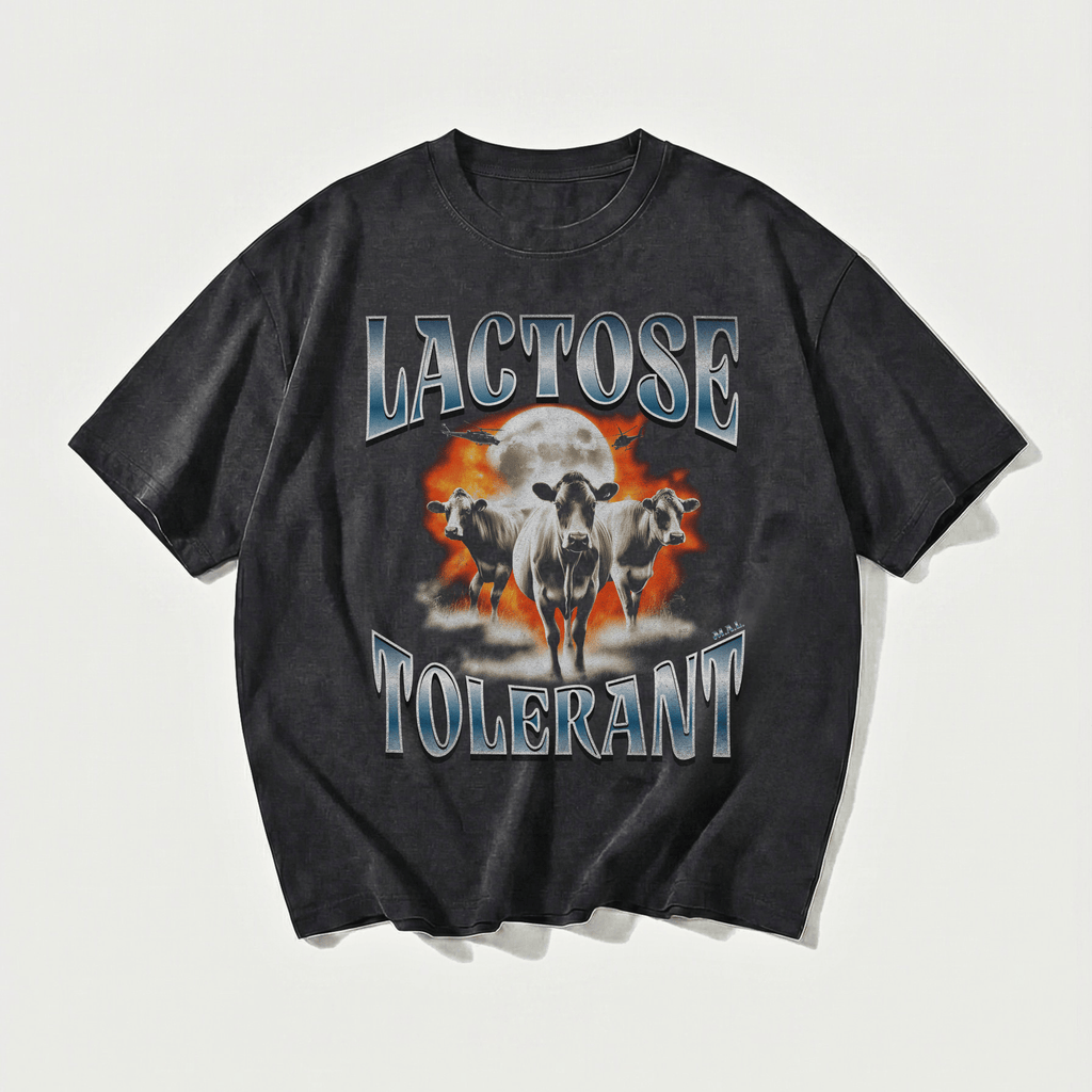 Lactose Tolerant Vintage Washed T-Shirt