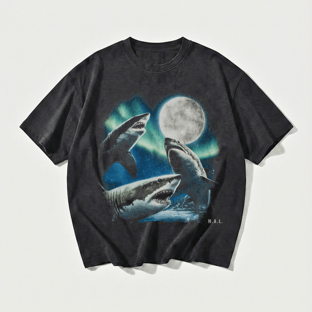 Circling Below Shark T-Shirt