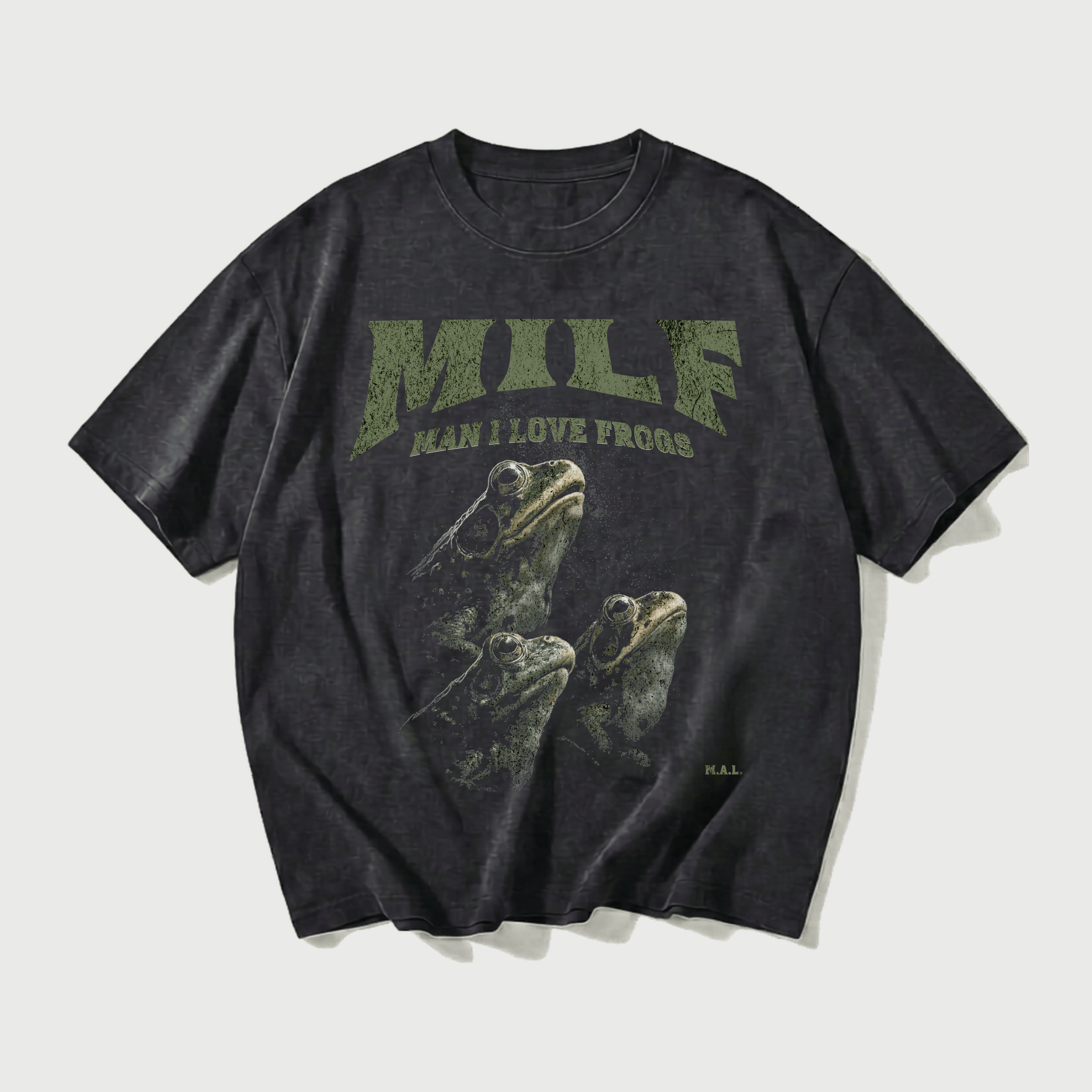MILF- Man I Love Frogs Vintage Washed T-Shirt