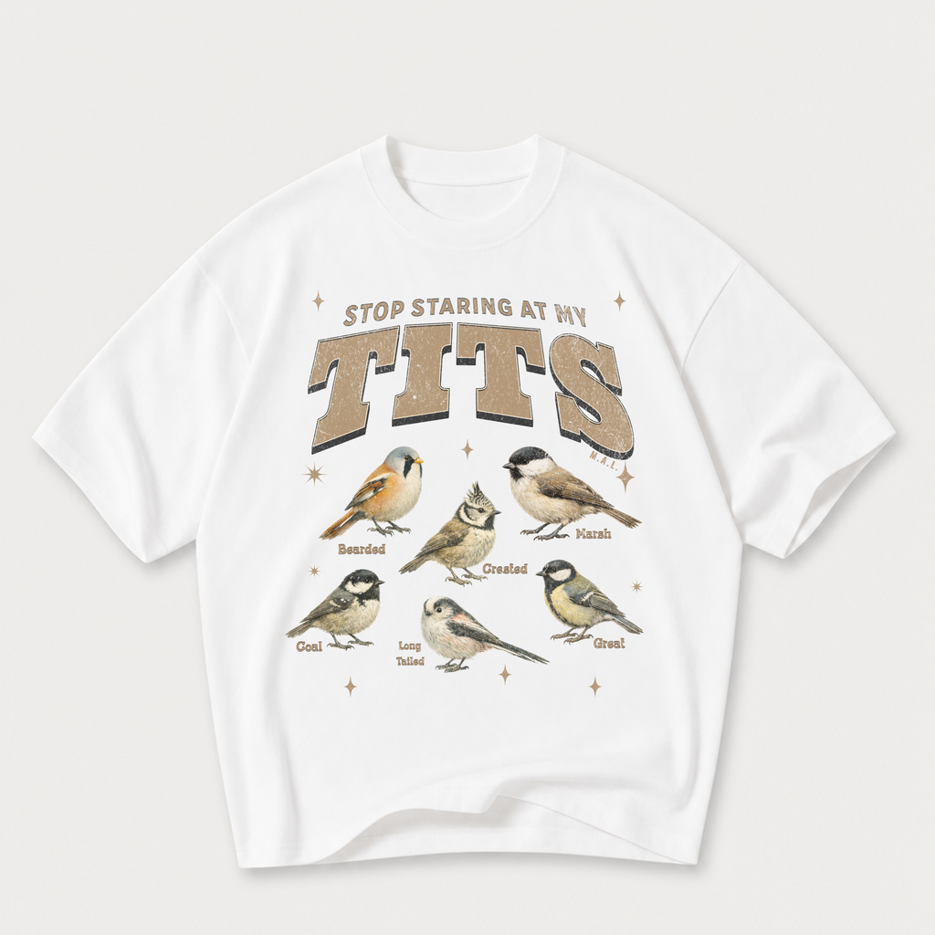 Stop Staring At My Tits Oversized T-Shirt
