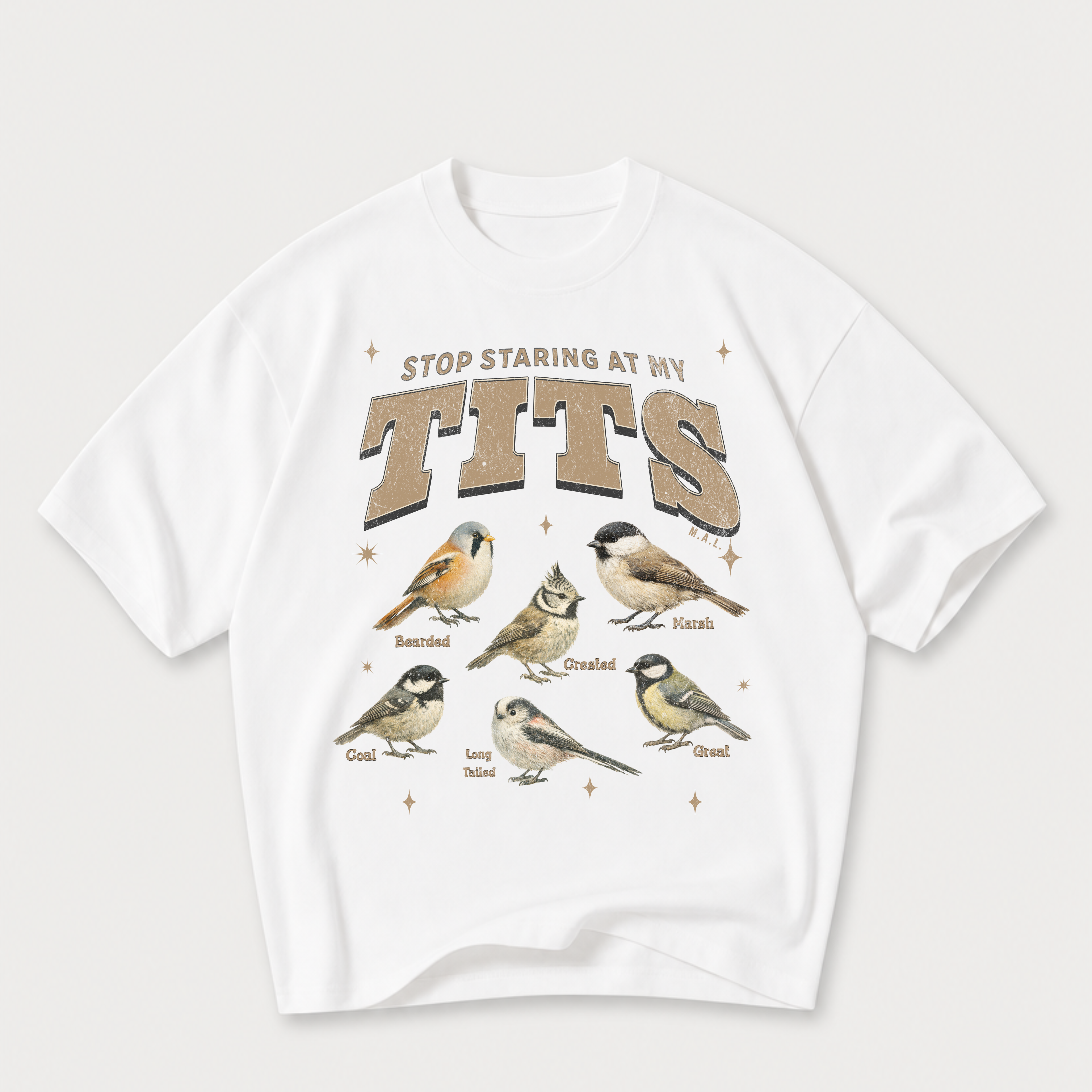 Stop Staring At My Tits Oversized T-Shirt