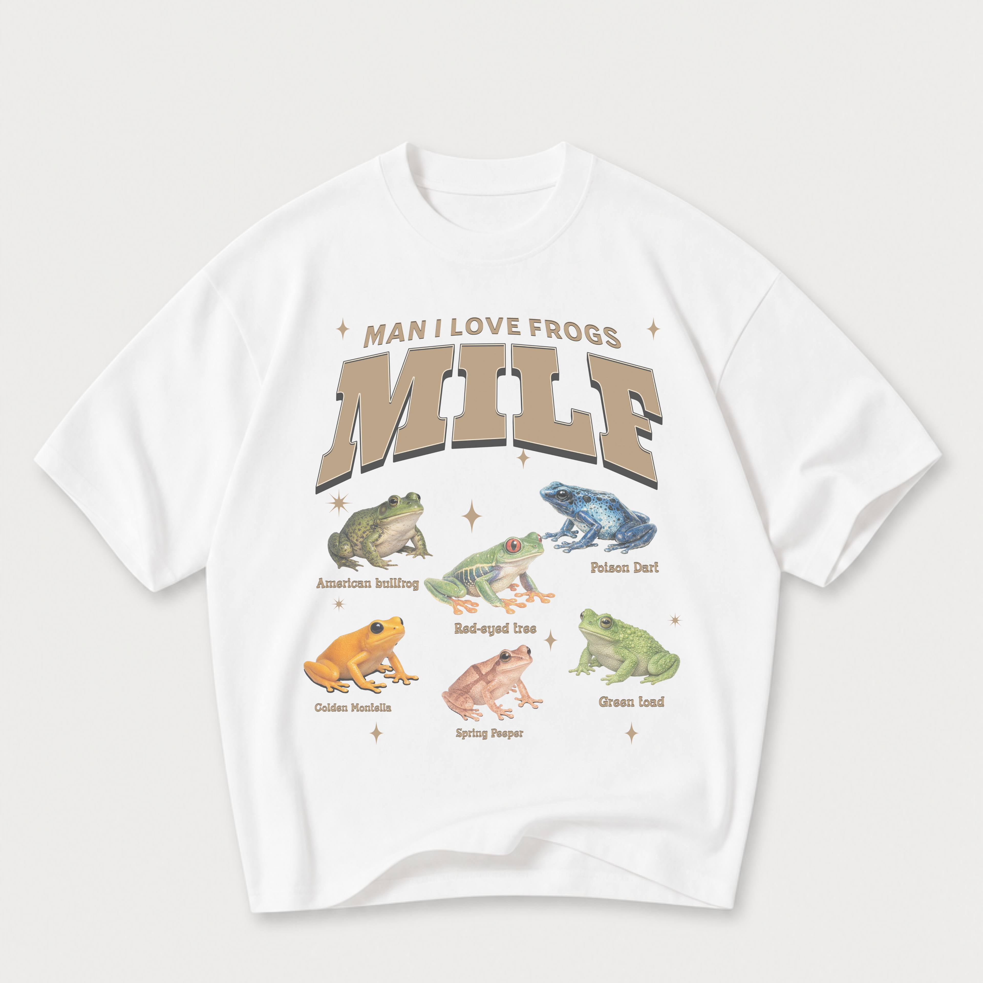 MILF - Man I Love Frogs Oversized T-Shirt