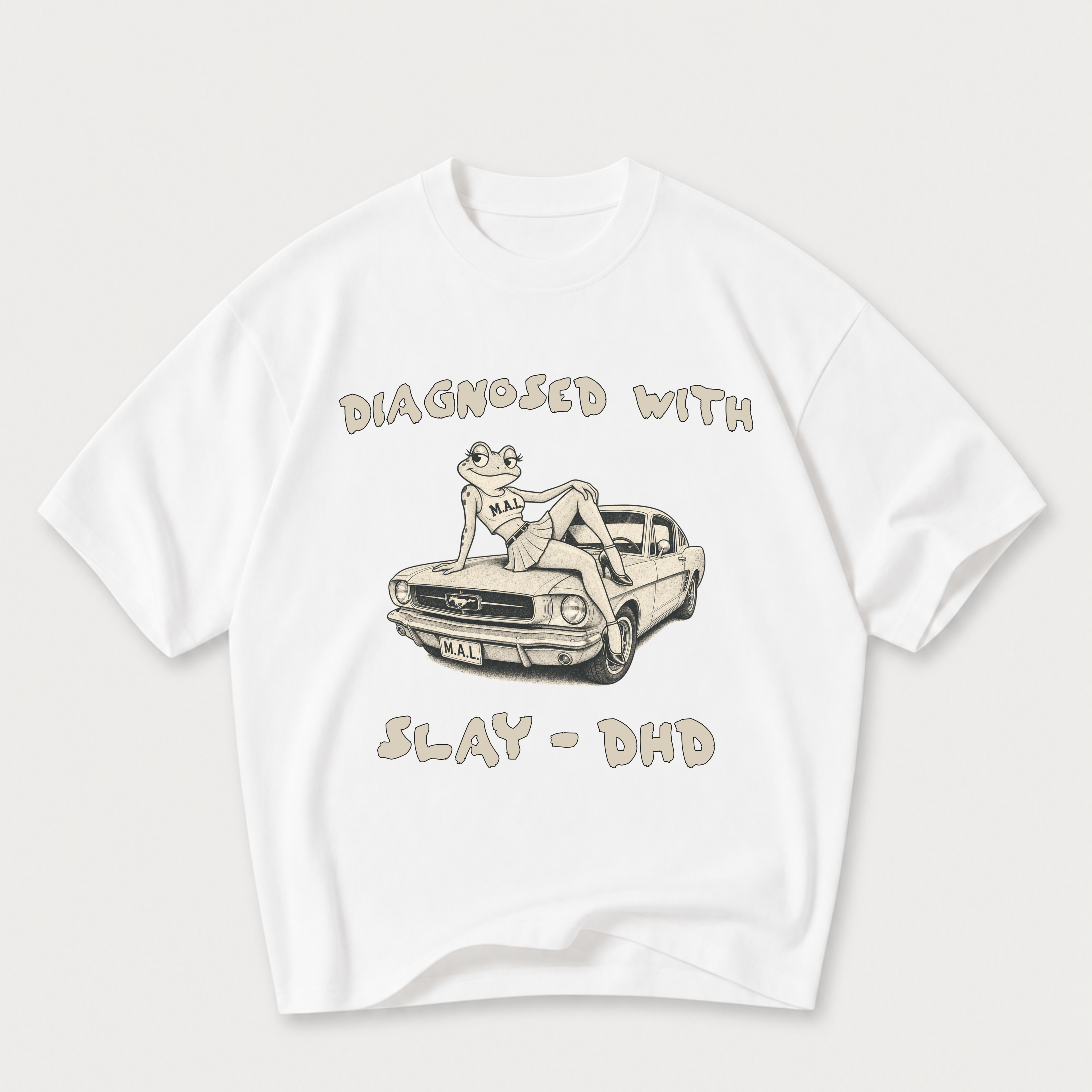 Diagnosed With SLAY-DHD Oversized T-Shirt